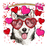 Valentine's day husky | Teevron
