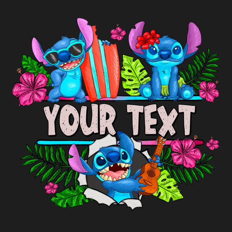 Your Text Stich Classic Tee by CowhideDigitalArt | Teevron