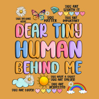 Dear Tiny Human Behind Me Premium Hoodie | Teevron