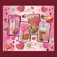 Cafecito Y Chisme Valentine's Day Zipper Hoodie | Teevron