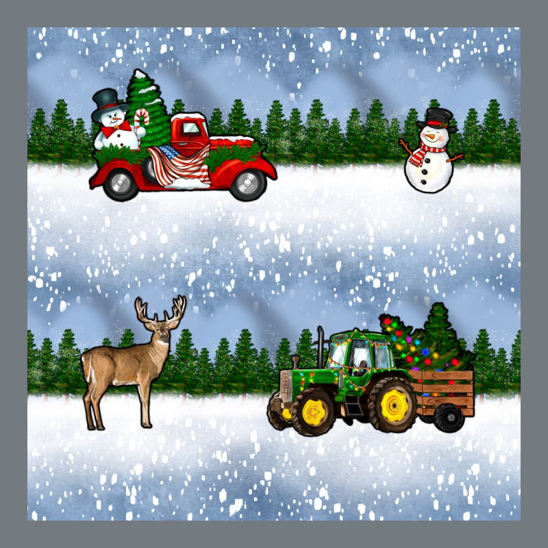 Christmas Snow Truck Seamless Pattern Heavyweight Sweatshirt by BundleAndBundleShop | Teevron