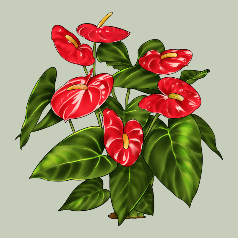 Anthurium Long Sleeve Tee by LillyAllenDesigns | Teevron