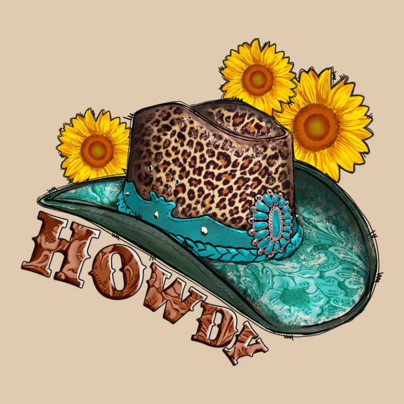 Howdy Leopard Tooled Leather Hat Classic Tee by AdoDesignShop | Teevron