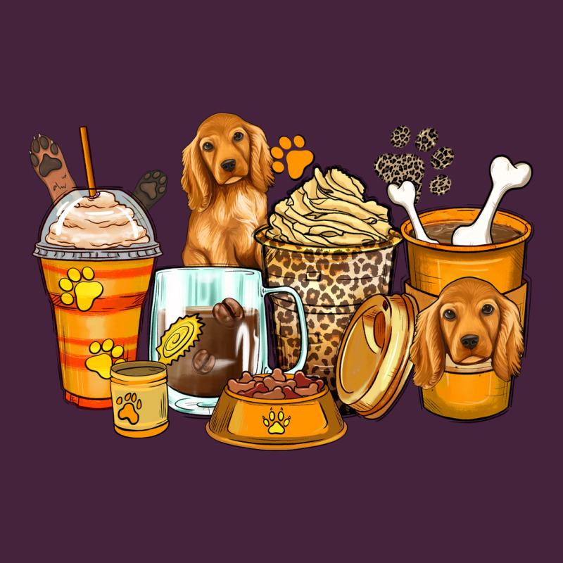 Cocker Spaniel Coffee Cups Premium Tee by Zillion Design Studio | Teevron