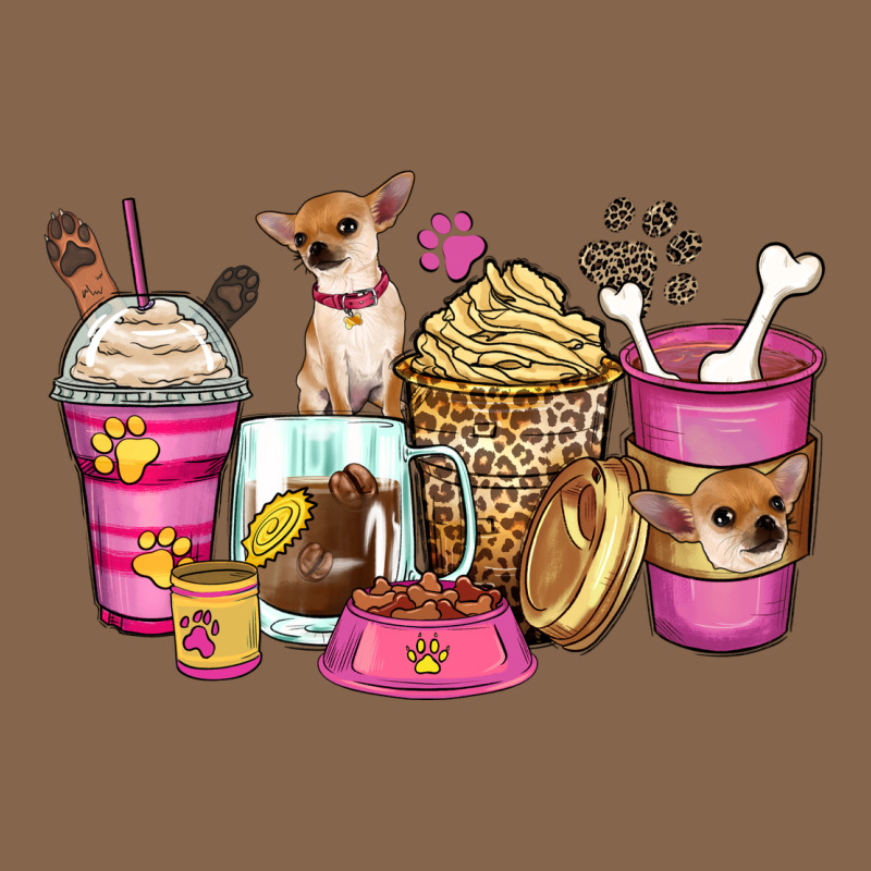 Chihuahua Coffee Cups Premium Tee by Zillion Design Studio | Teevron