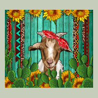Goat With Sunflower And Cactus Classic Tee | Teevron