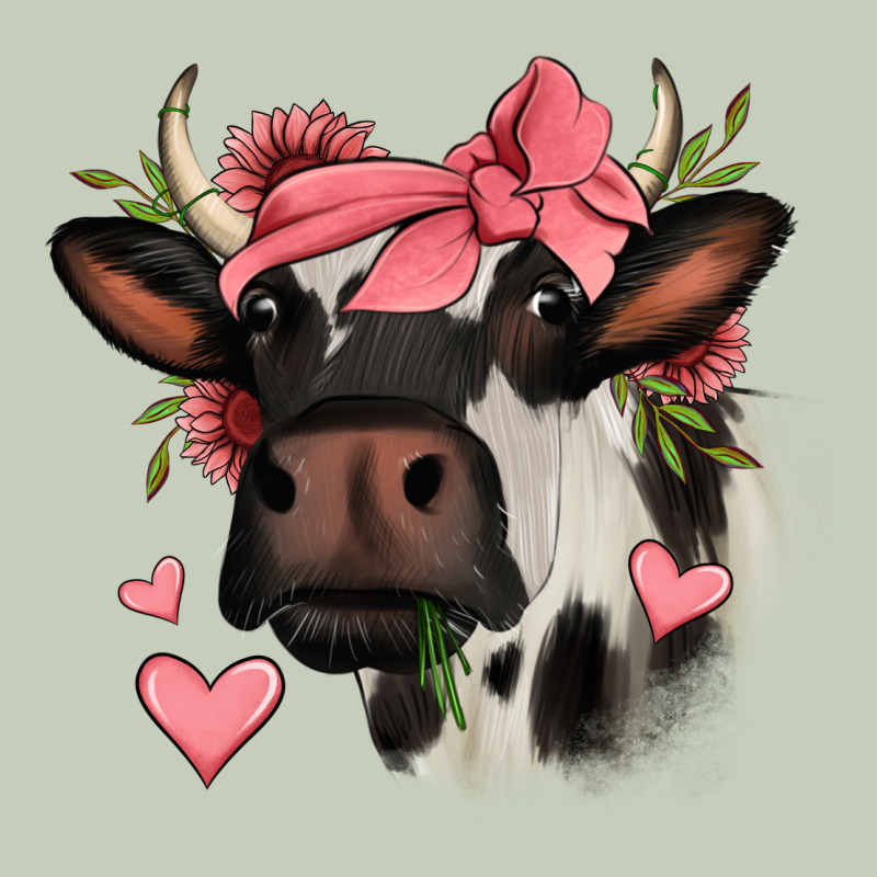 Valentines Day Cow Long Sleeve Tee by Jasminsmagicworld | Teevron