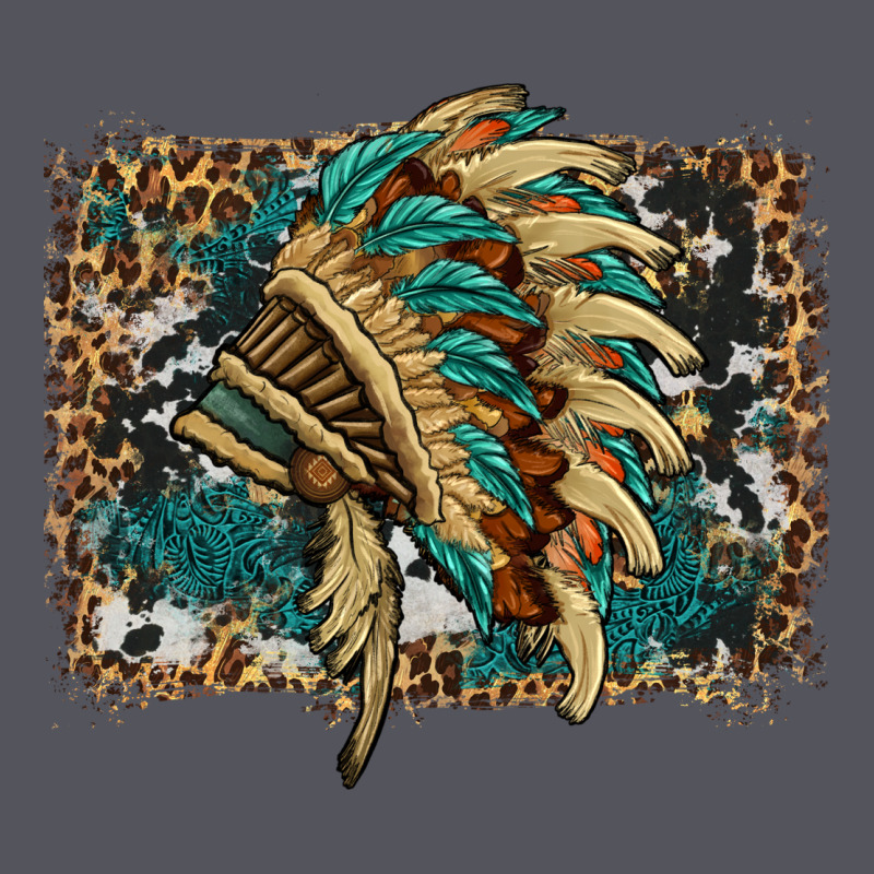 Indian Headdress With Background Vintage Hoodie by HRA Design Shop | Teevron