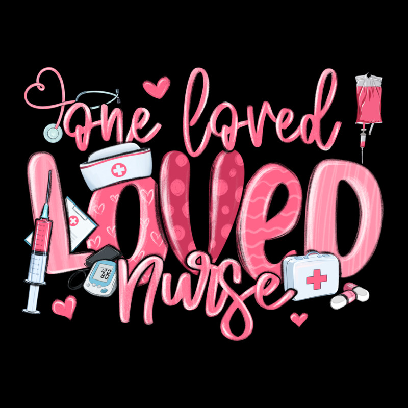 One Loved Nurse Valentine's Day Ladies Tee by MaliasSmallBusiness | Teevron