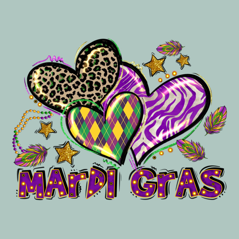 Mardi Gras Heart Premium Sweatshirt by LillyAllenDesigns | Teevron