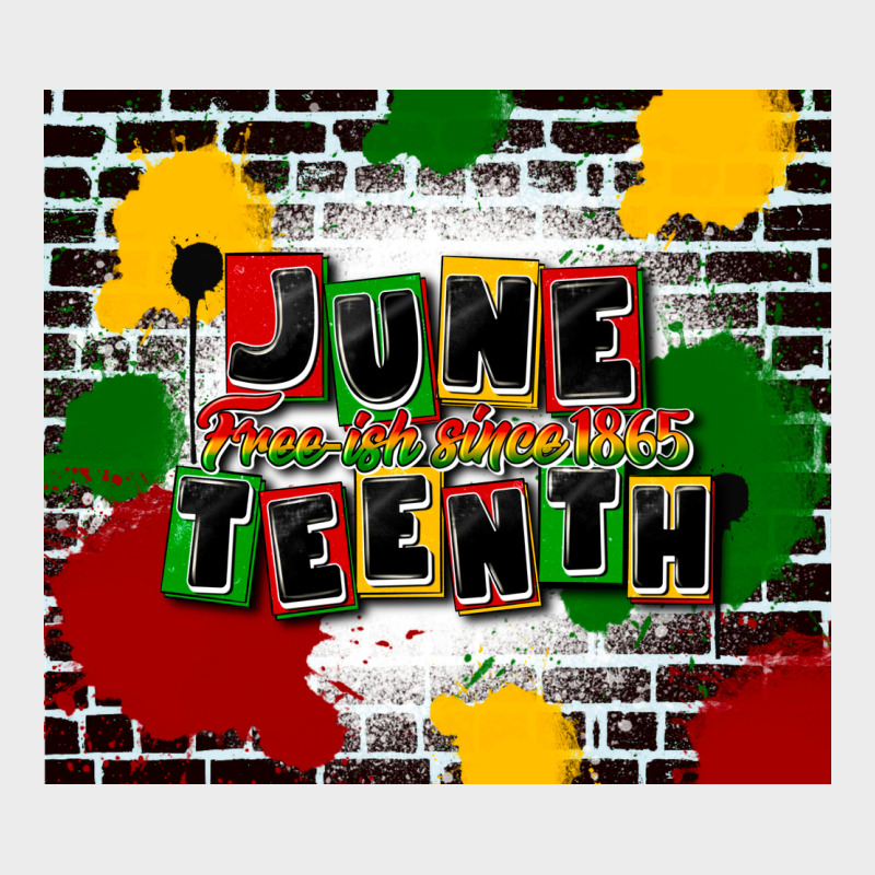 Juneteenth Free Ish Since 1865 Urban Hoodie by CowGirlArtShop | Teevron