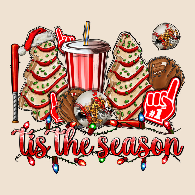 Tis The Season Christmas Tree  Cake Baseball Urban Heavy Tee by AdoDesignShop | Teevron