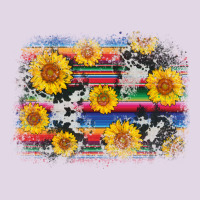 Serape Cowhide Sunflower Background Classic Tee | Teevron