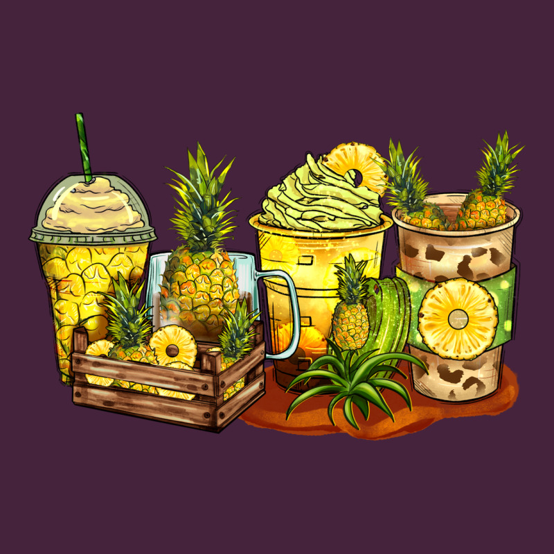Pineapple Farm Fresh Coffee Cups Premium Tee by Zillion Design Studio | Teevron