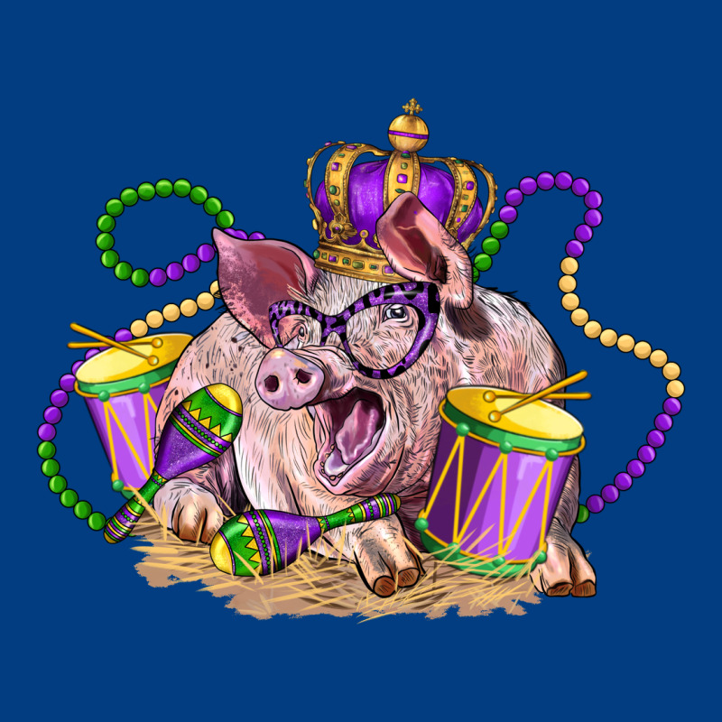 Mardi Gras Pig Premium Sweatshirt by LillyAllenDesigns | Teevron