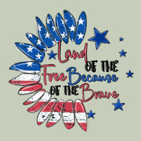 Land Of The Free Because Of The Brave Ladies Tee | Teevron