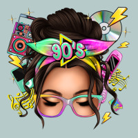 90s Messy Bun Heavy Core Tee | Teevron