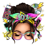 90s messy bun | Teevron