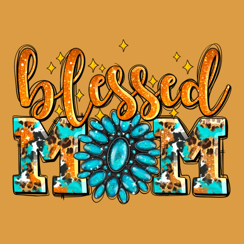 Blessed Mom With Gemstone Urban Heavy Tee by AdoDesignShop | Teevron
