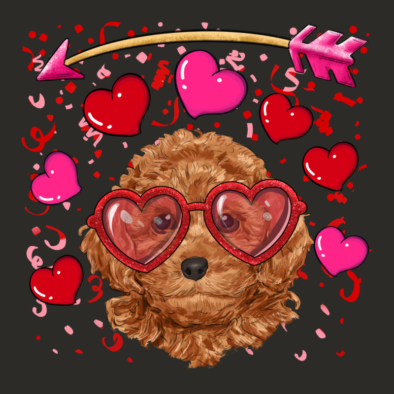 Valentine's Day Toy Poodle Heavy Core Tee by RanaPortraitStore | Teevron