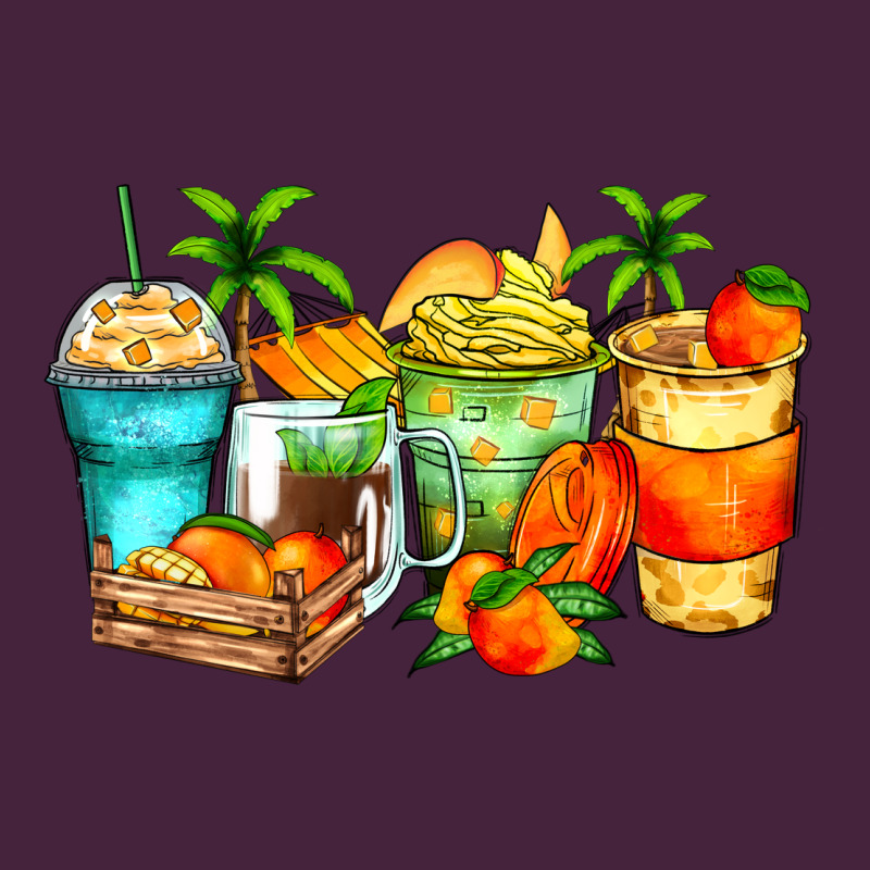Mango Farm Fresh Coffee Cups Premium Tee by Zillion Design Studio | Teevron