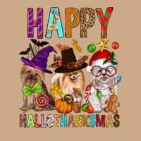 Happy Hallothankmas Dog Vintage Hoodie | Teevron