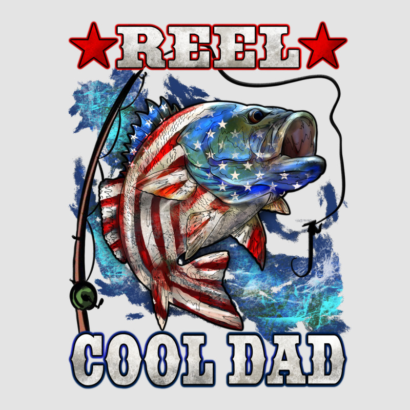 Reel Cool Dad Bass 4th Of July Premium Sweatshirt by LillyAllenDesigns | Teevron