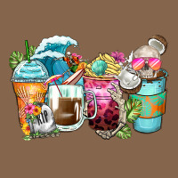 Skeleton Summer Coffee Cups Premium Tee | Teevron
