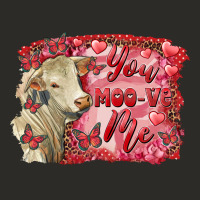 Valentine's Day You Moo Ve Me Charolais Cow Heavy Core Tee | Teevron