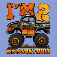 I'm Two This Is How I Roll Monster Truck Birthday Long Sleeve Tee | Teevron