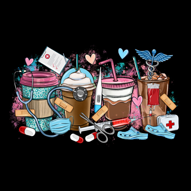 Nurse Elements Coffee Cups Ladies Tee by MaliasSmallBusiness | Teevron