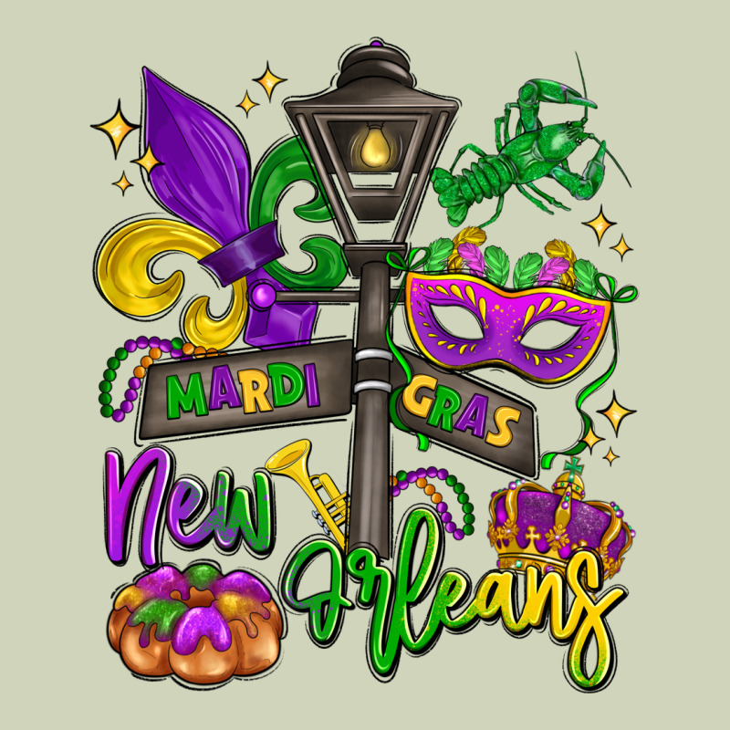 New Orleans Mardi Gras Heavyweight Hoodie by LillyAllenDesigns | Teevron