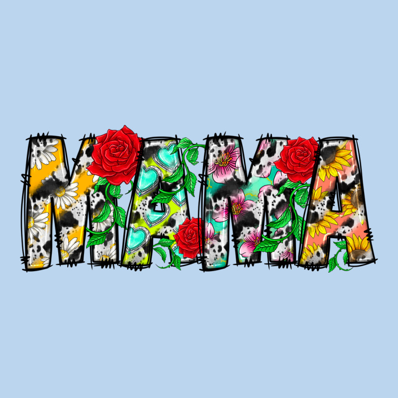Floral Animal Print Mama Classic Tee by CowhideDigitalArt | Teevron