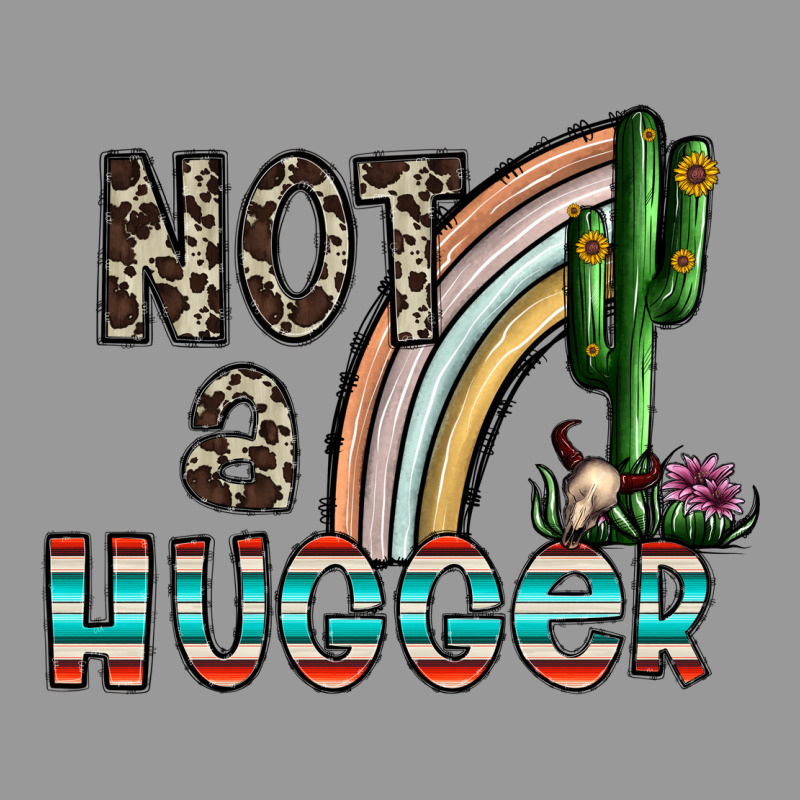 Not A Hugger Vintage Hoodie by CowhideDigitalArt | Teevron