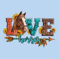 Love Horses  Leather Turquoise Leopard Classic Tee | Teevron