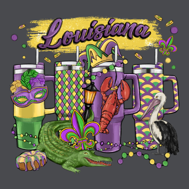 Obsessive Cup Disorder Mardi Gras Zipper Hoodie by MaliasSmallBusiness | Teevron