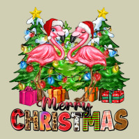 Merry Christmas Flamingo Heavy Core Tee | Teevron