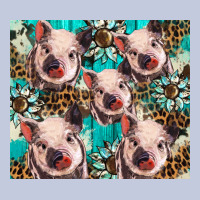Western Cowhide Sunflower Baby Pig Long Sleeve Tee | Teevron