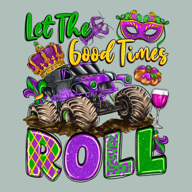 Let The Good Times Roll With Mardi Gras Monster Tr Heavyweight Hoodie by LillyAllenDesigns | Teevron