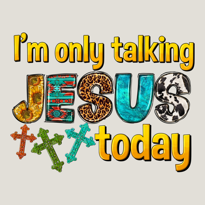 Im Only Talking Jesus Today Heavy Core Tee by texasbilliewilder | Teevron