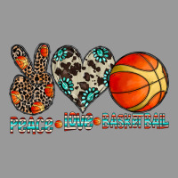 Peace Love Basketball Vintage Hoodie | Teevron