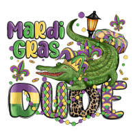 Mardi Gras Dude Alligator Zipper Hoodie | Teevron