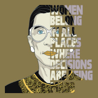 Rbg Ruth Bader Ginsburg Women Belong In All Places Premium Hoodie | Teevron
