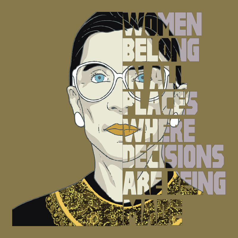 Rbg Ruth Bader Ginsburg Women Belong In All Places Premium Hoodie by Bettercallsaul | Teevron