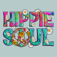 Hippie Soul With Tie Dye And Flowers Heavy Core Tee | Teevron