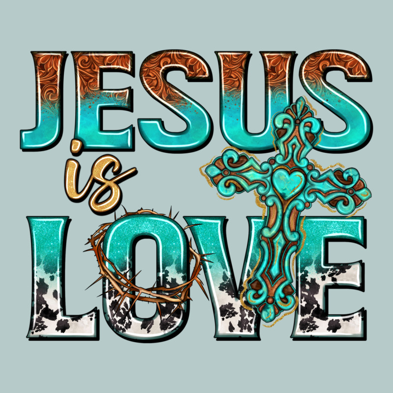 Jesus Is Love Heavy Core Tee by texasbilliewilder | Teevron