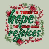 A Thrill Of Hope The Weary World Rejoices Ladies Tee | Teevron