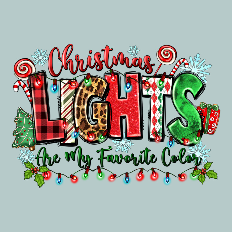 Christmas Lights Are My Favorite Color Heavy Core Tee by Zillion Design Studio | Teevron