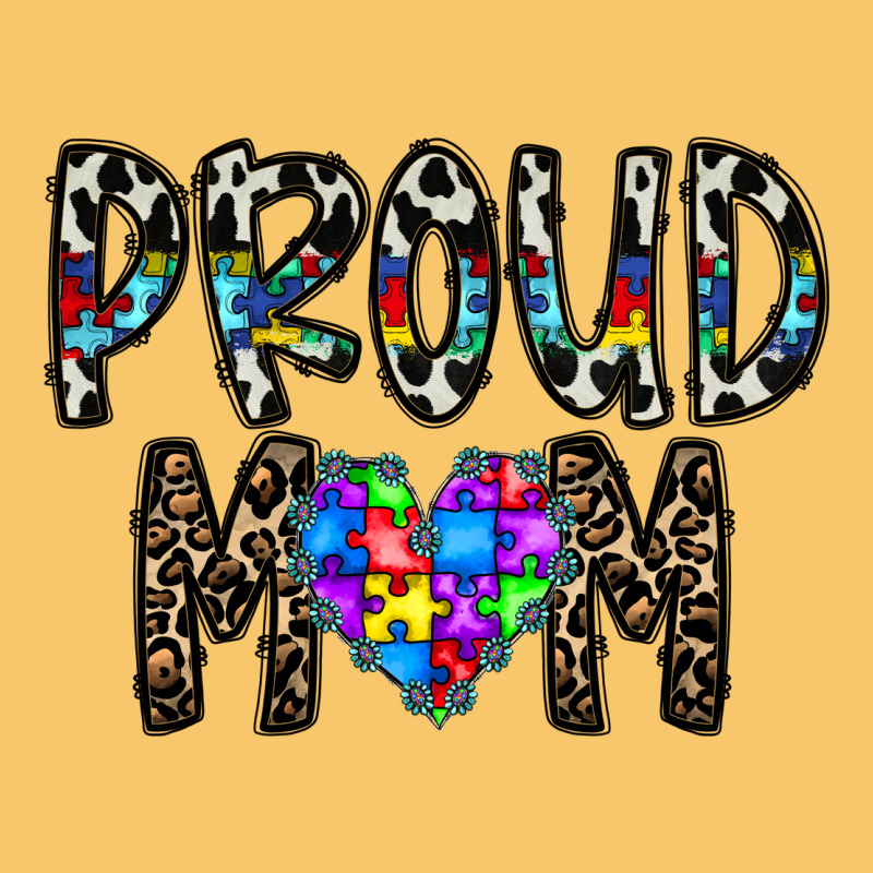 Proud Mom Vintage Hoodie by CowhideDigitalArt | Teevron