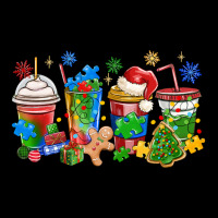 Autism Awareness Christmas Coffee Ladies Tee | Teevron